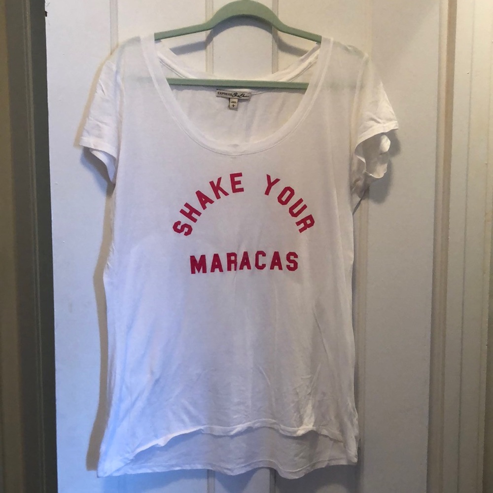 Shake Your Maracas white t-shirt
